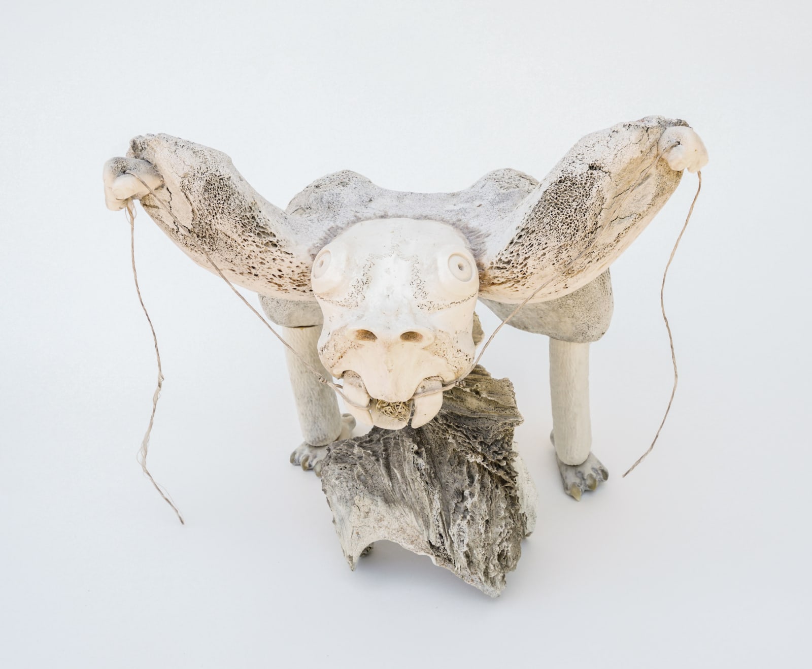 NICK SIKKUARK (1943-2013) UQSUQTUUQ (GJOA HAVEN), Fanged Shaman (Tooth Pull), 2000