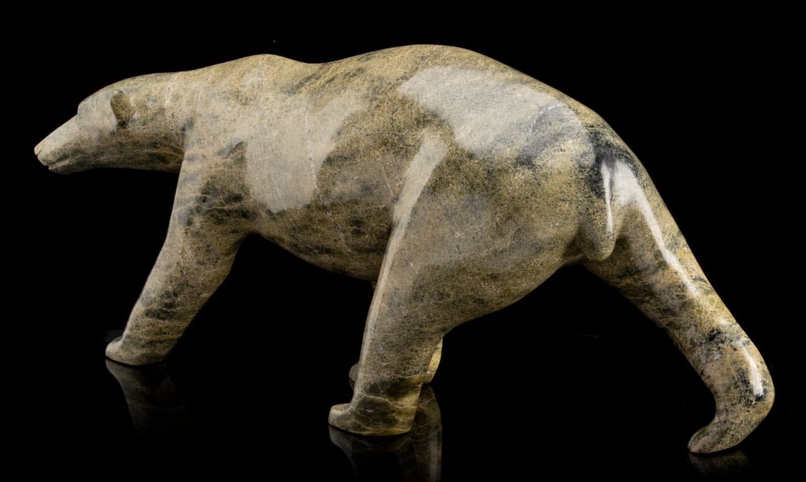 HENRY EVALUARDJUK (1923-2007) IQALUIT (FROBISHER BAY), Bear at the Floe Edge, 1988