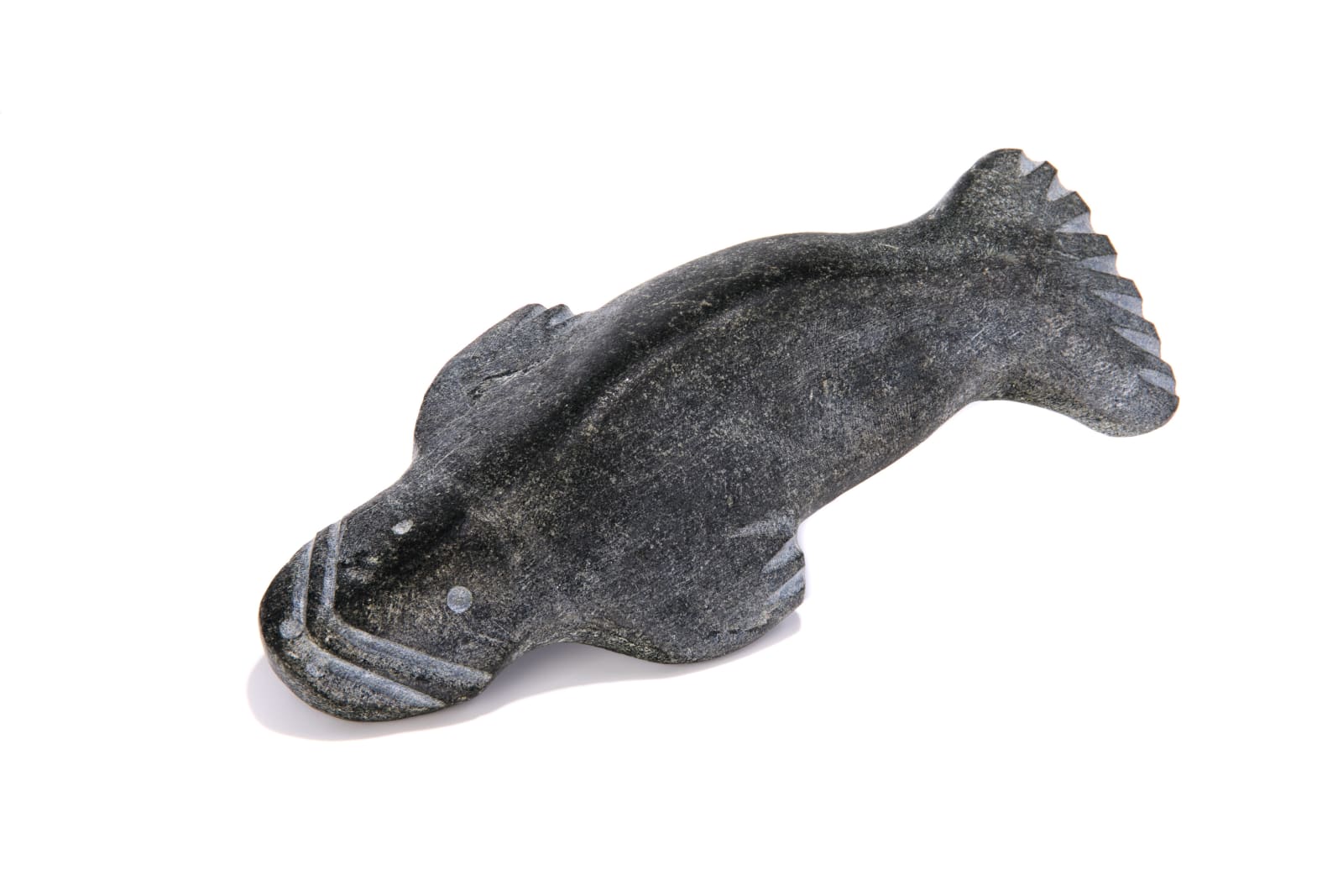 PUDLO PUDLAT (1916-1992) KINNGAIT (CAPE DORSET), Swimming Creature, 1960s