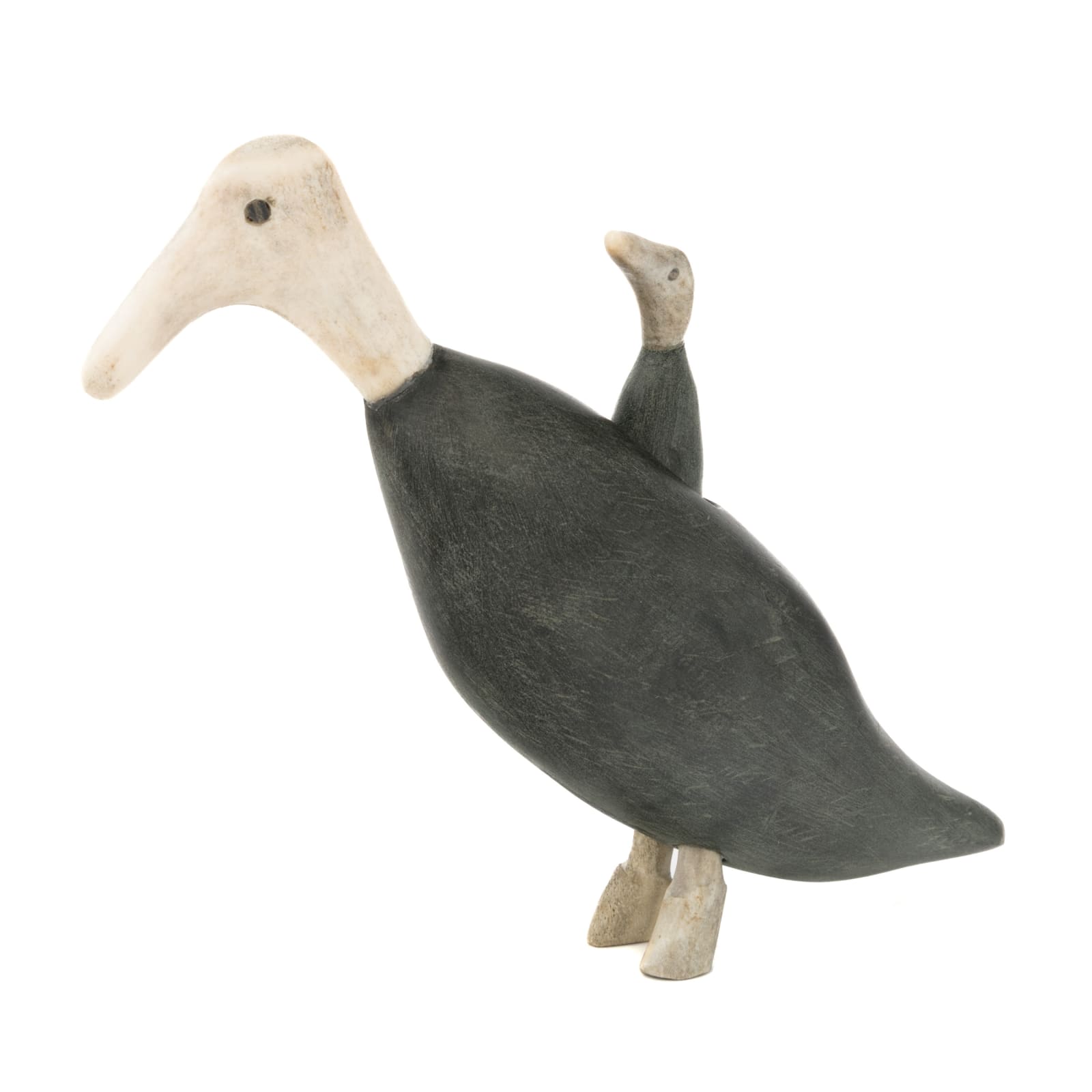 PETER INUKSHUK (1896-1975) QAMANI’TUAQ (BAKER LAKE), Bird and Young, early 1970s