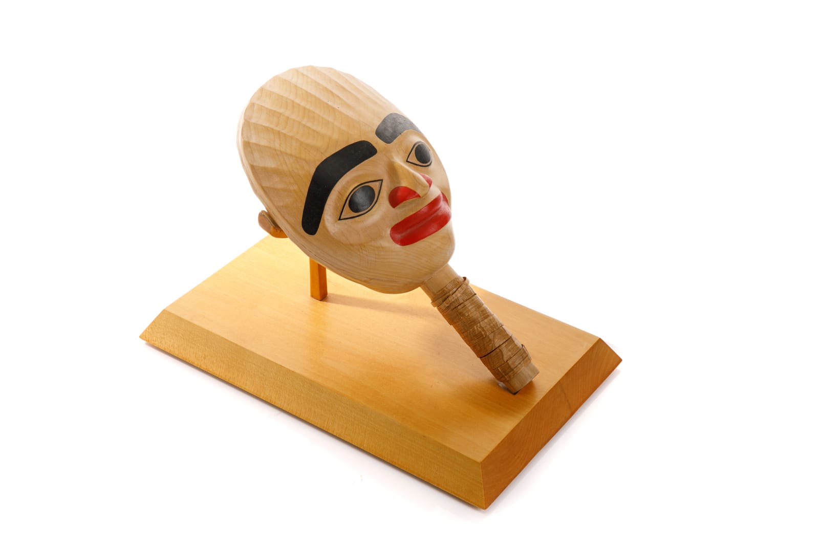 BEAU DICK (1955-2017) KWAKWA̱KA̱ʼWAKW, Clam Shell Rattle, 1984