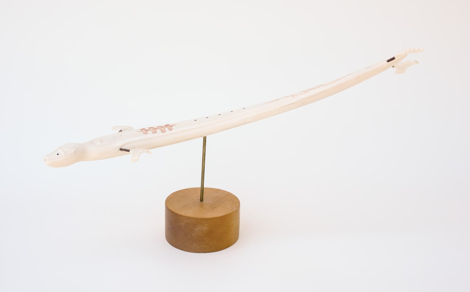 SUSIE PAALLENGETAQ SILOOK (1960-), SIBERIAN YUPIK / INUPIAQ), Swimming Walrus Shaman with Snow Goggles, 2012