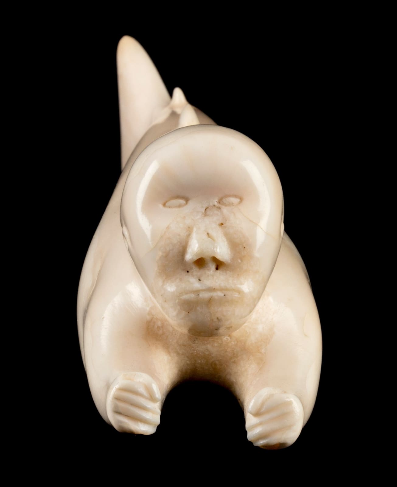 ATTRIBUTED TO OSUITOK IPEELEE, R.C.A. (1922 or 1923-2005) KINNGAIT (CAPE DORSET), Sea Goddess, c. 1960