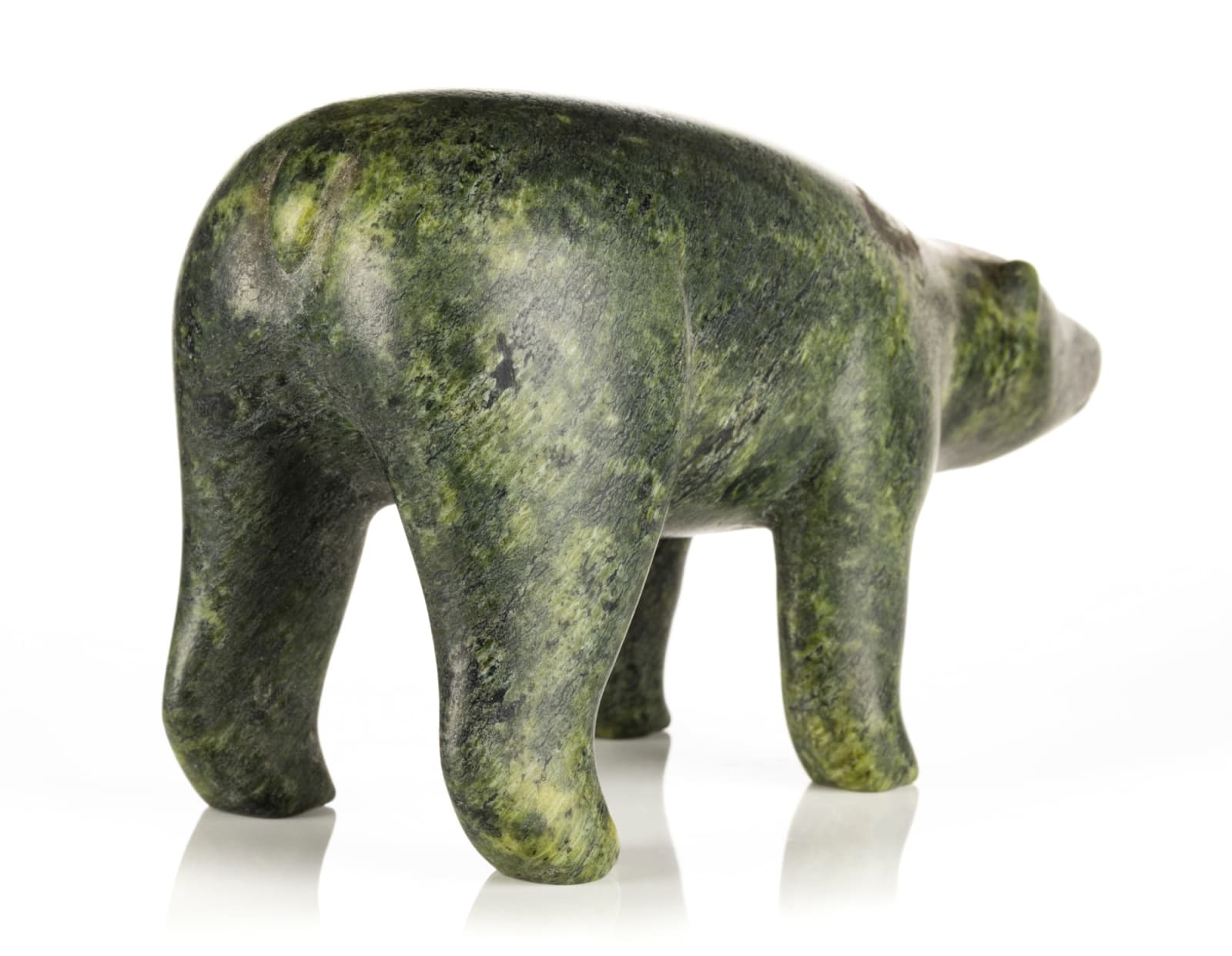 NIVIAQSI (NIVIAKSIAK) (1908-1959) KINNGAIT (CAPE DORSET), Polar Bear, c. 1957-59