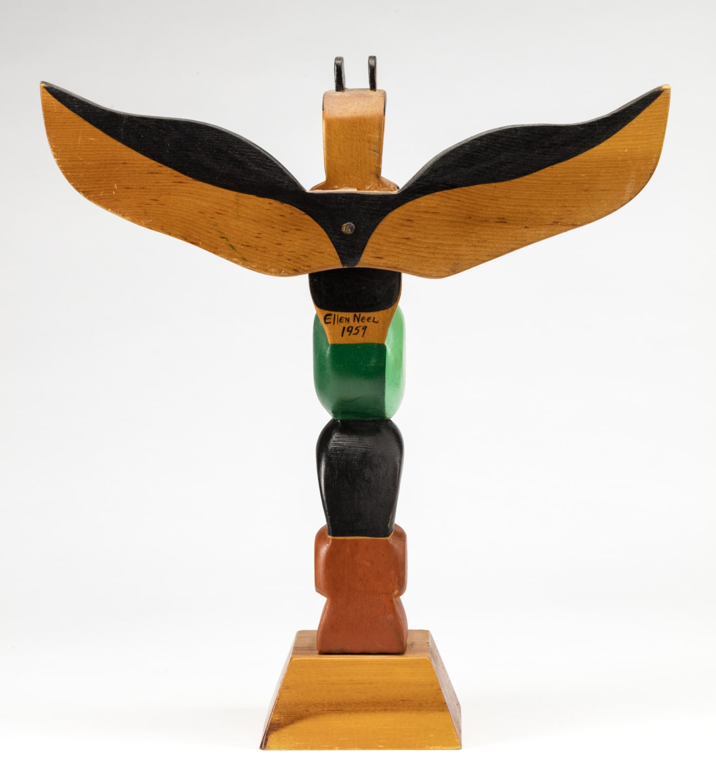 ELLEN NEEL (1916-1966) KWAKWA̱KA̱ʼWAKW, Totemland Model Pole, 1959