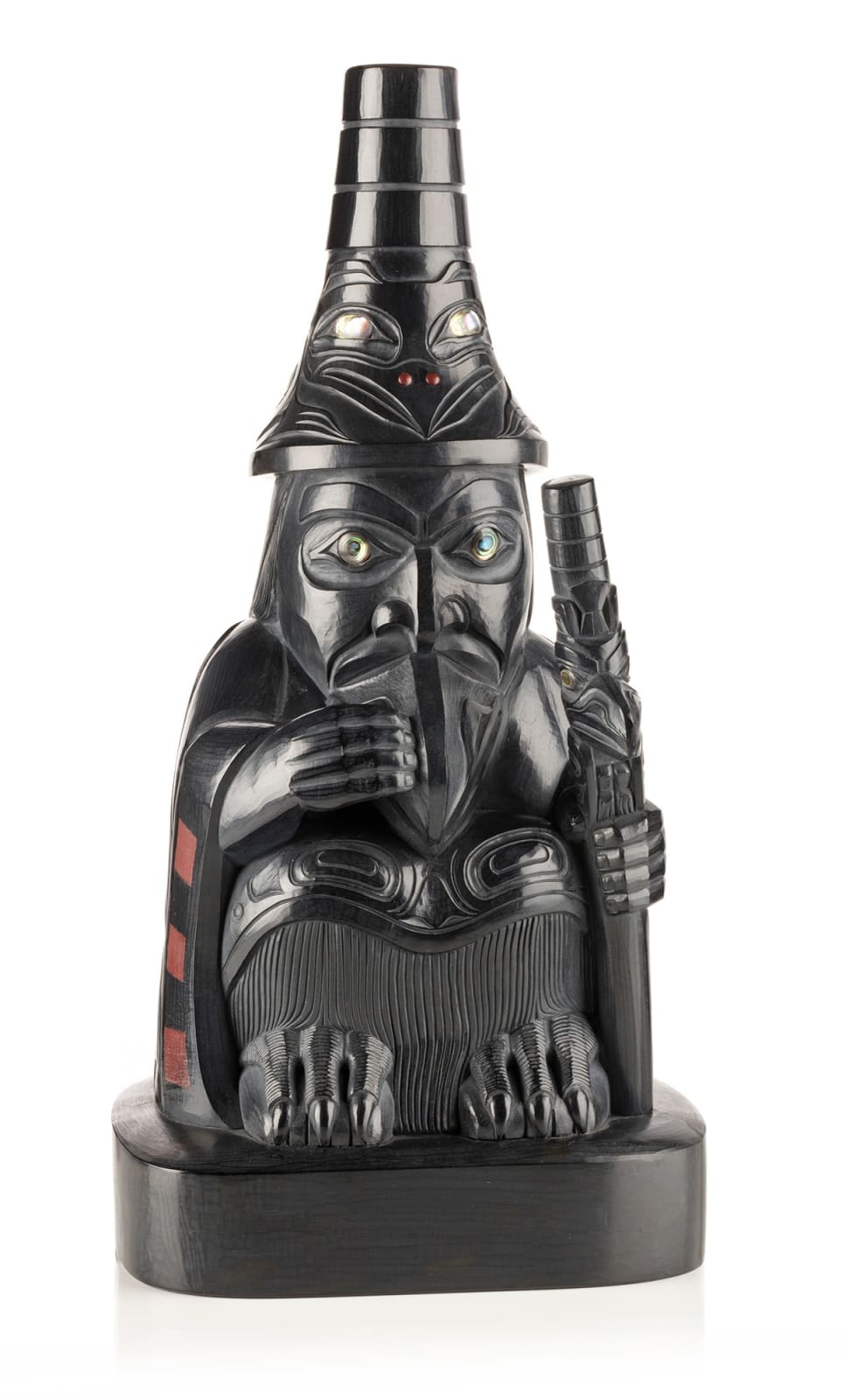 CHRISTIAN WHITE (1962-) OLD MASSET, HAIDA GWAII, Raven Chief, 2003