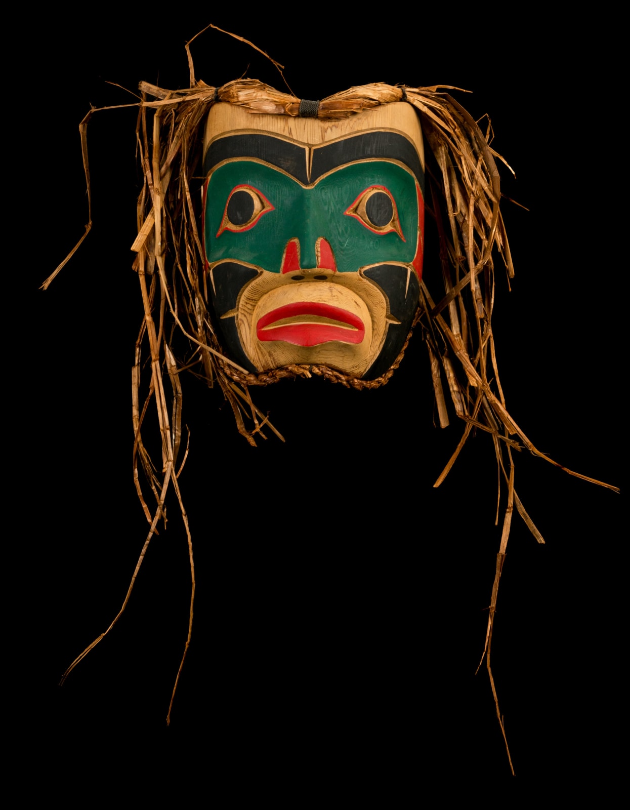 ELTON LAFONTAINE (1974-) CREE, BRITISH COLUMBIA, Kwakwaka'wakw Style Portrait Mask, 2003
