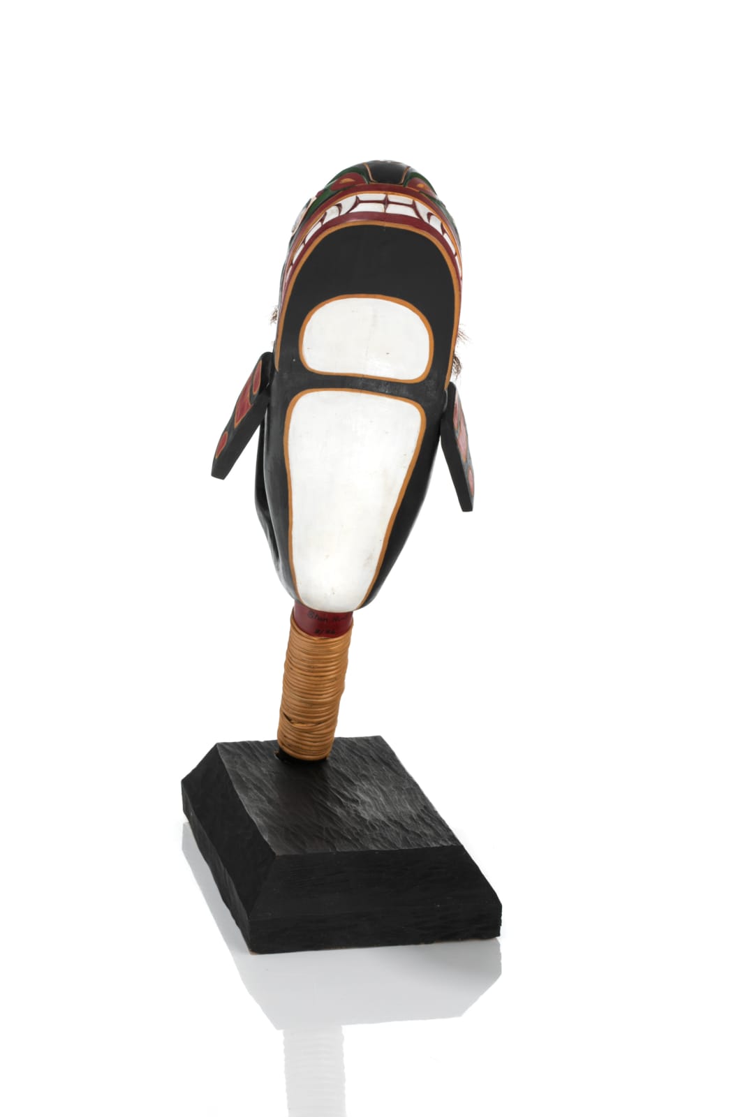 STANLEY “STAN” CLIFFORD HUNT (1954-) KWAKWA̱KA̱ʼWAKW, FORT RUPERT, B.C., Killer Whale Rattle, August 1986