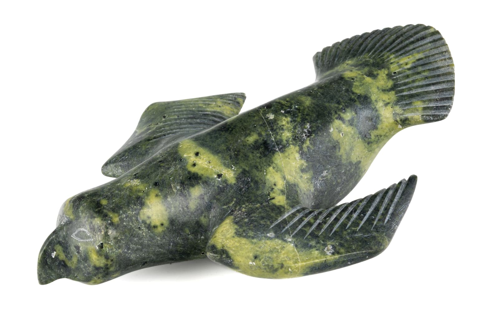 TIMOTHY OTTOCHIE (1904-1982) KINNGAIT (CAPE DORSET), Diving Hawk, late 1960s