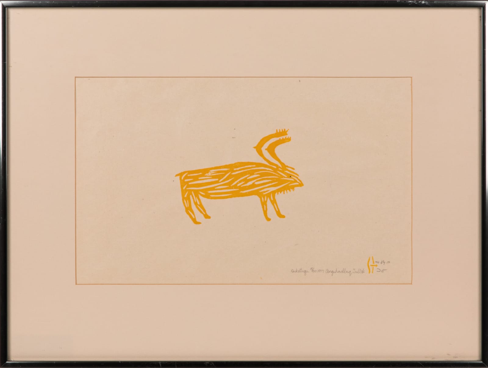 LUKE ANGUHADLUQ (1895-1982) QAMANI’TUAQ (BAKER LAKE), Nukatuqa, 1977 #7