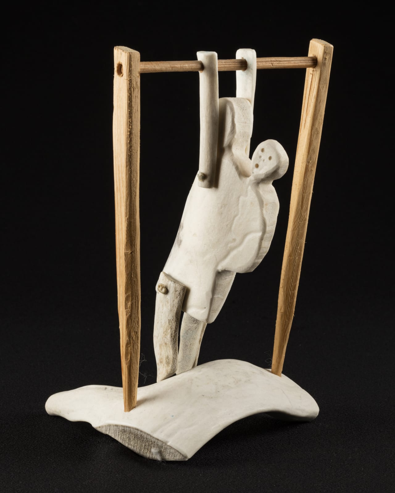 LUKE ANOWTALIK (1932-2006) ARVIAT (ESKIMO POINT), Acrobat Mother and Child, c. early 1980s