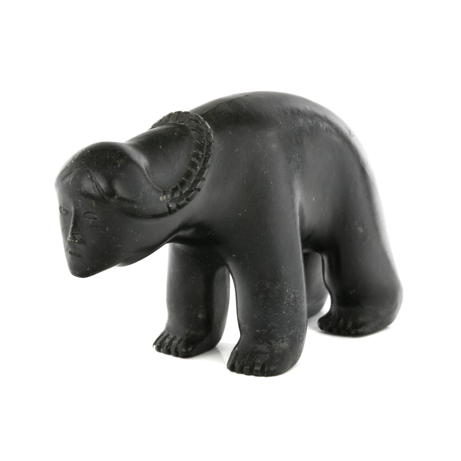 PETER PITSEOLAK (1902-1973) KINNGAIT (CAPE DORSET), Female Shaman Transforming into a Polar Bear, c. 1960