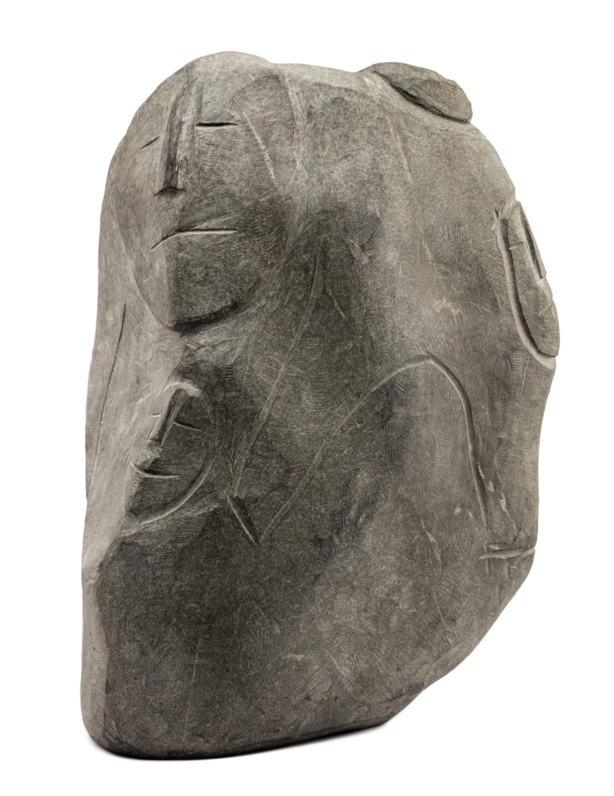 LUCY TASSEOR TUTSWEETOK (1934-2012) ARVIAT (ESKIMO POINT), Family Scene, 2001