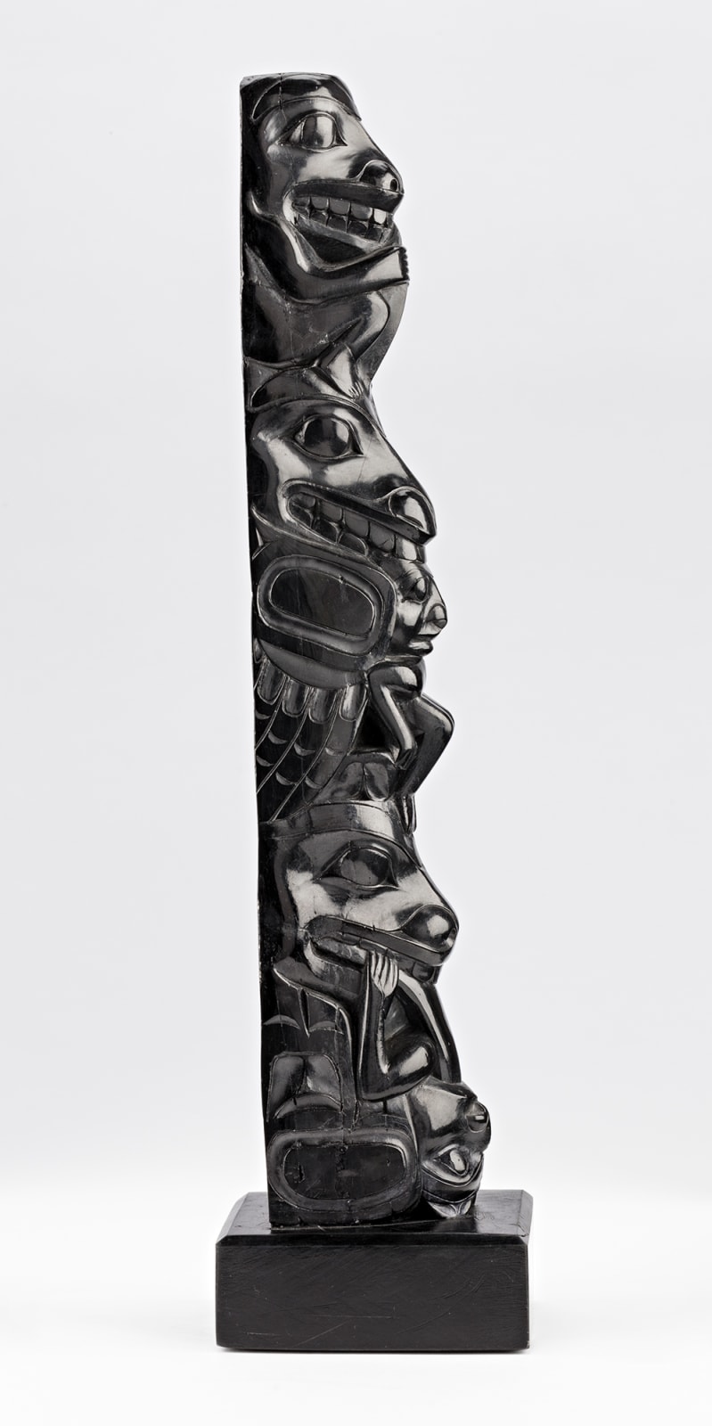 UNIDENTIFIED ARTIST, HAIDA, Model Totem Pole, c. 1890-1910