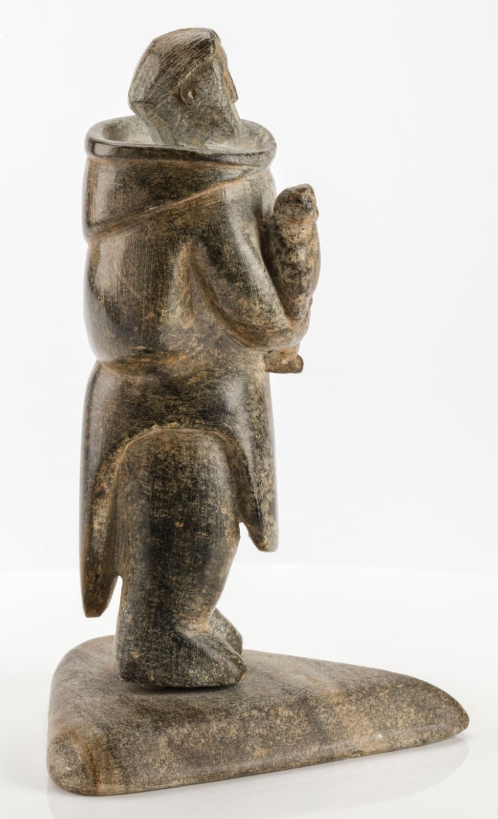 UNIDENTIFIED INUIT ARTIST, PROBABLY SALLUIT (SUGLUK), Mother Holding a Child, early or mid 1950s