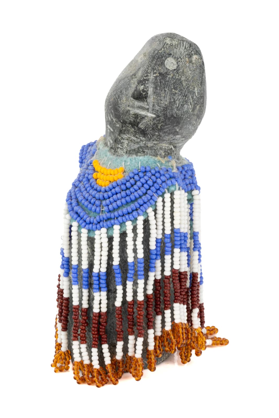 EVA TALOOKI ALIKTILUK (1927-1994) ARVIAT (ESKIMO POINT), Woman in a Beaded Amautiq