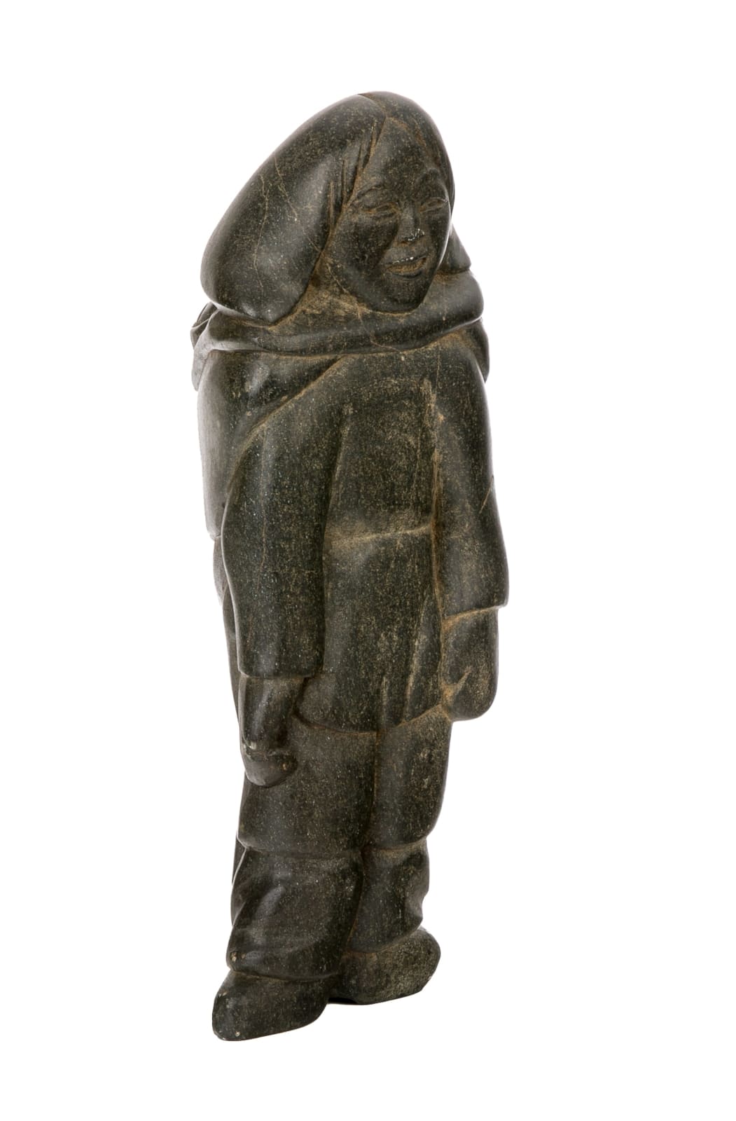 KIUGAK (KIAWAK) ASHOONA, O.C., R.C.A. (1933-2014) m., KINNGAIT (CAPE DORSET), Mother with Sleeping Child in her Amaut, late 1970s