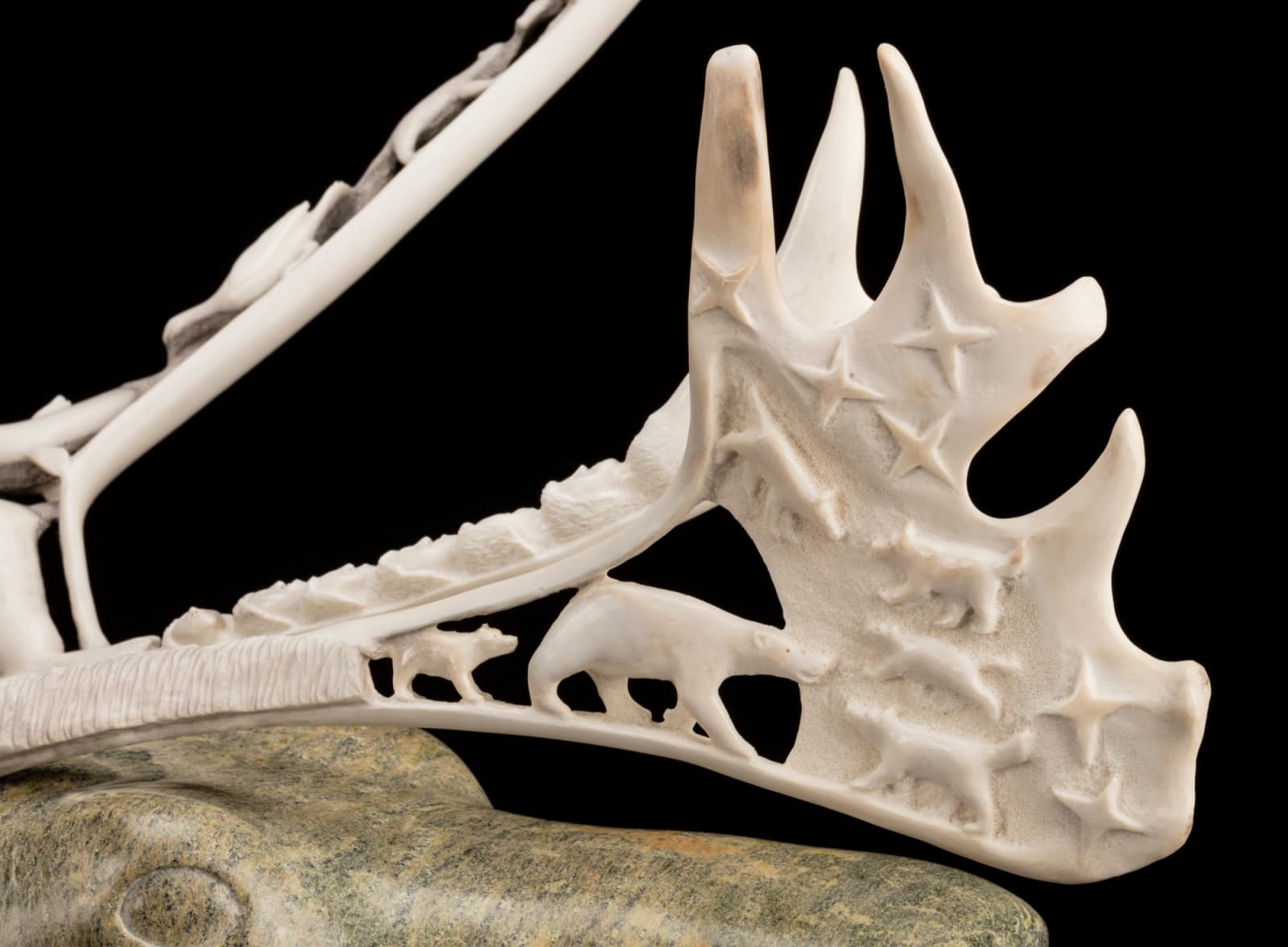 JACKOPOSIE OOPAKAK (1948-2015) IQALUIT (FROBISHER BAY), Untitled (The Inuit World), early 1990s