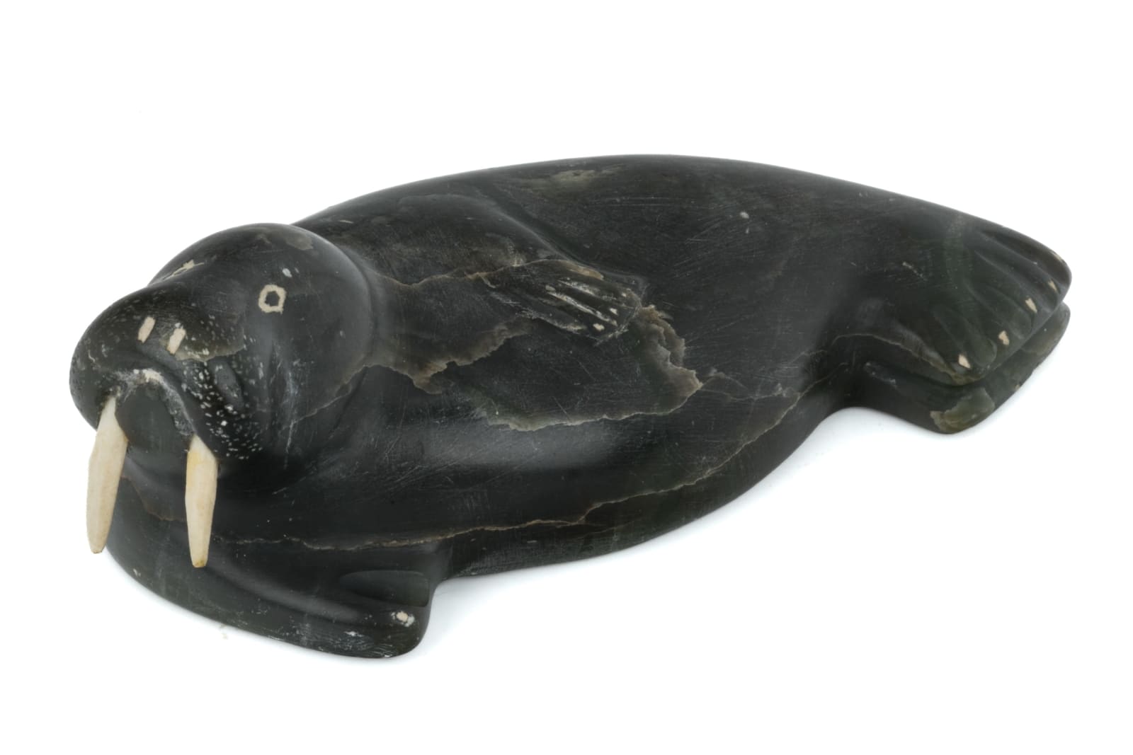 KOMALUK (1938-) INUKJUAK (PORT HARRISON), Lounging Walrus, mid-late 1960s