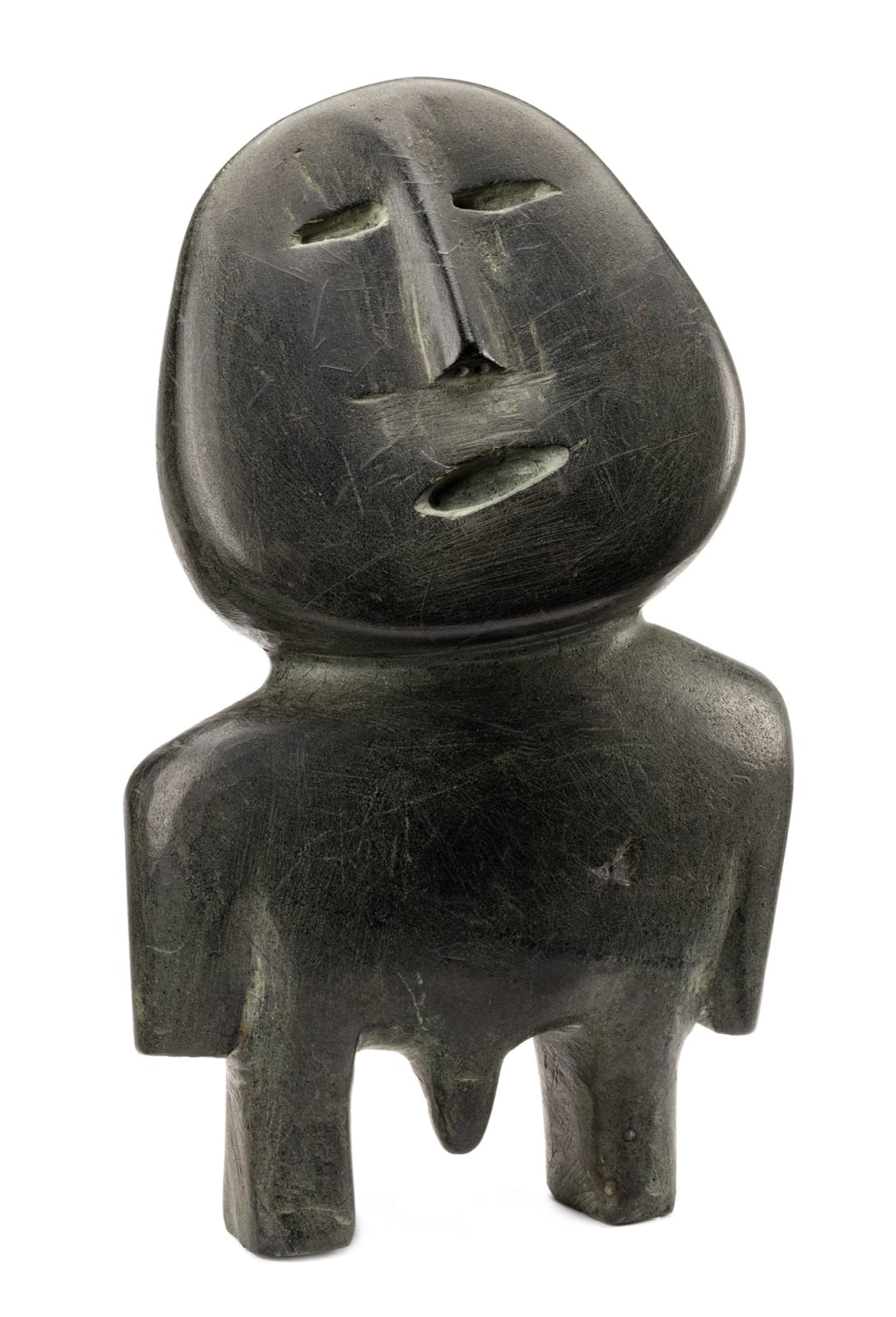 PETER INUKSHUK (1896-1975) QAMANI’TUAQ (BAKER LAKE), Standing Man (The King), 1969