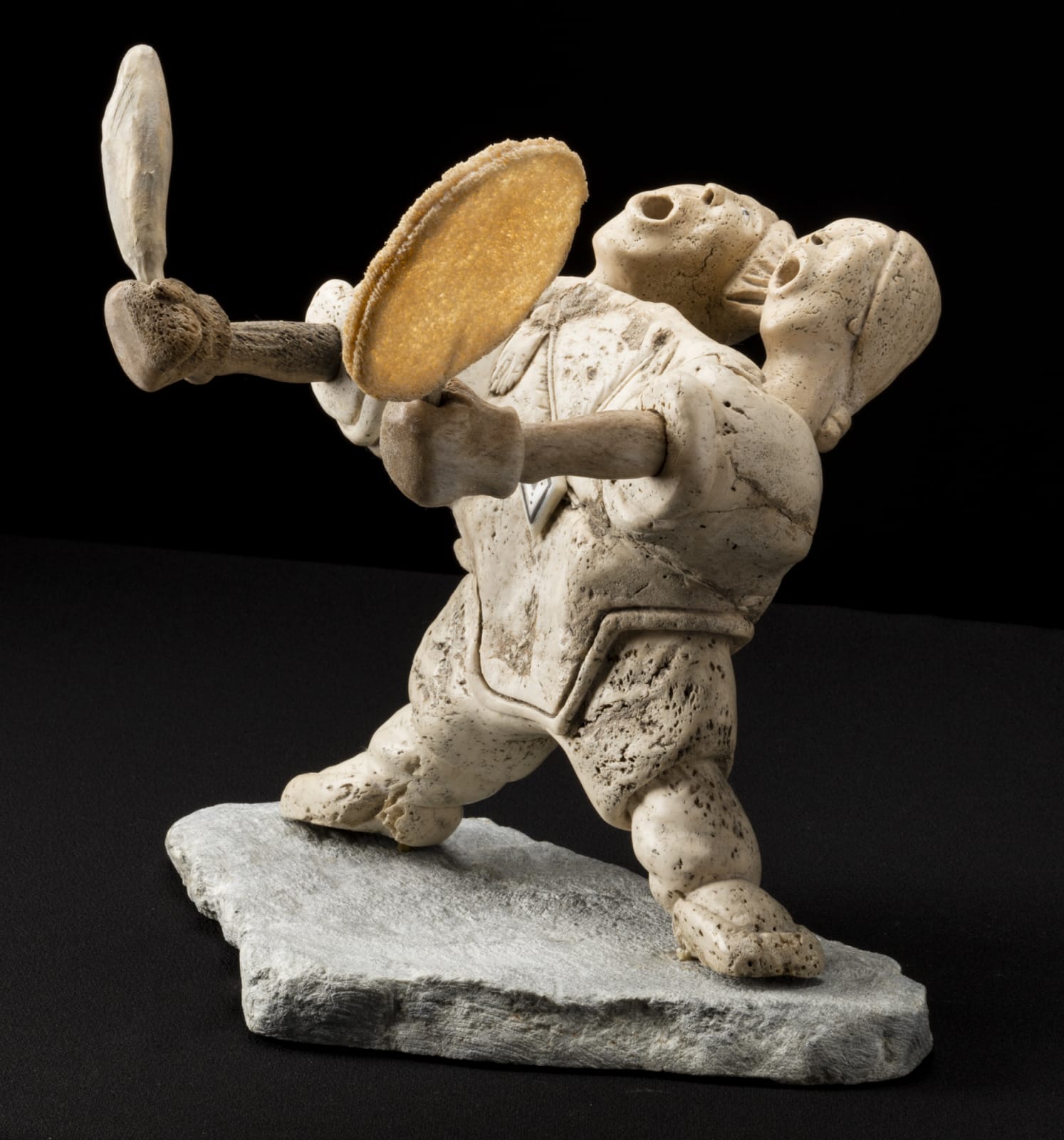MANASIE AKPALIAPIK (1955-) IKPIARJUK (ARCTIC BAY) / TORONTO / OTTAWA, Drum Dancer, 1989