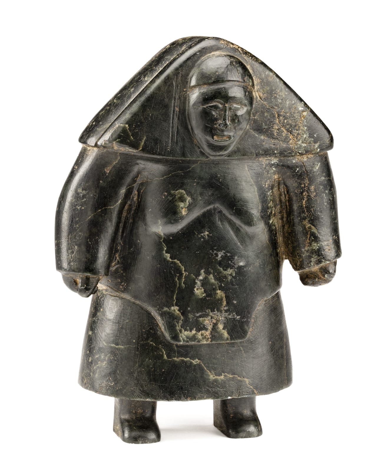 CONLUCY NAYOUMEALOOK (1891-1958) INUKJUAK (PORT HARRISON), Standing Woman in an Amautiq, mid-1950s