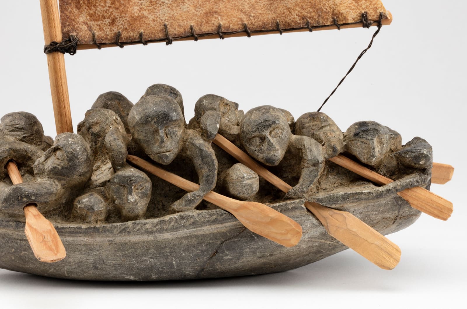 JOE TALIRUNILI (1893-1976) PUVIRNITUQ (POVUNGNITUK), Migration Boat, c. 1975