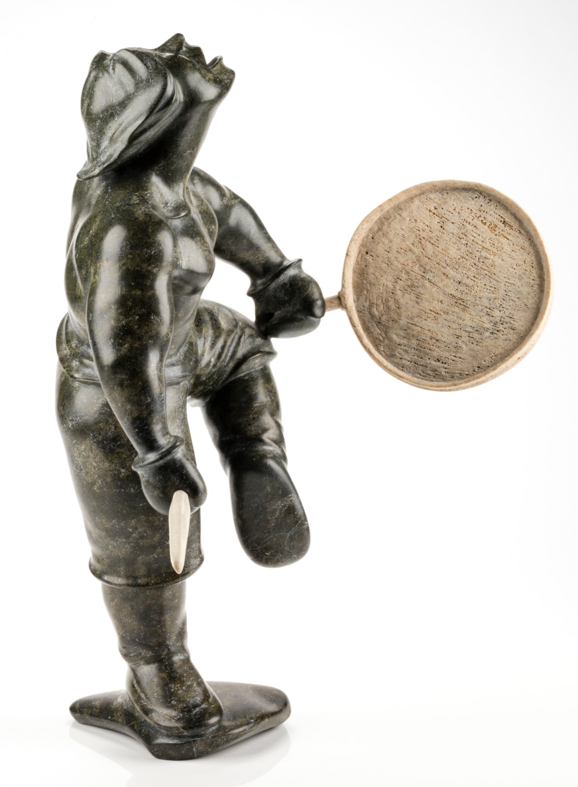 DAVIE ATCHEALAK (1947-2006) PANNIRTUQ (PANGNIRTUNG) / IQALUIT (FROBISHER BAY), Drum Dancer, c. 1990