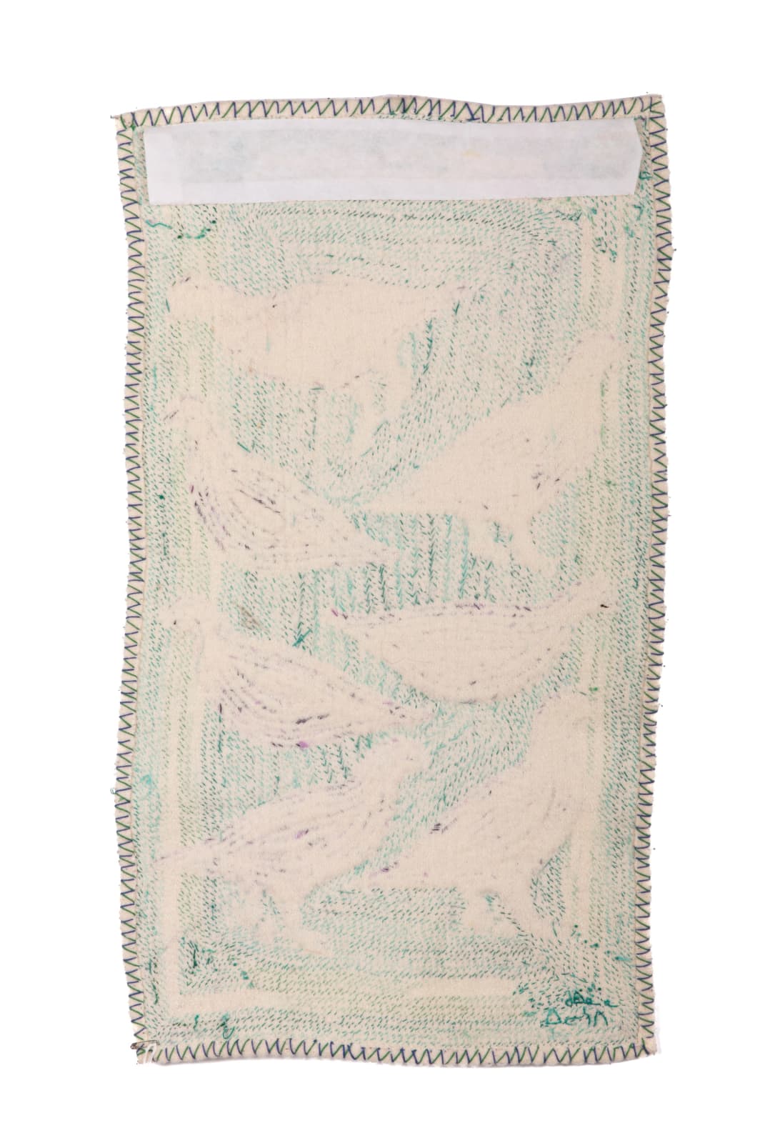 ELIZABETH QUINANAGNAQ ANGRNAGANGRNIQ (1938-) QAMANI'TUAQ (BAKER LAKE), Seven Purple Birds, c. early 2000s