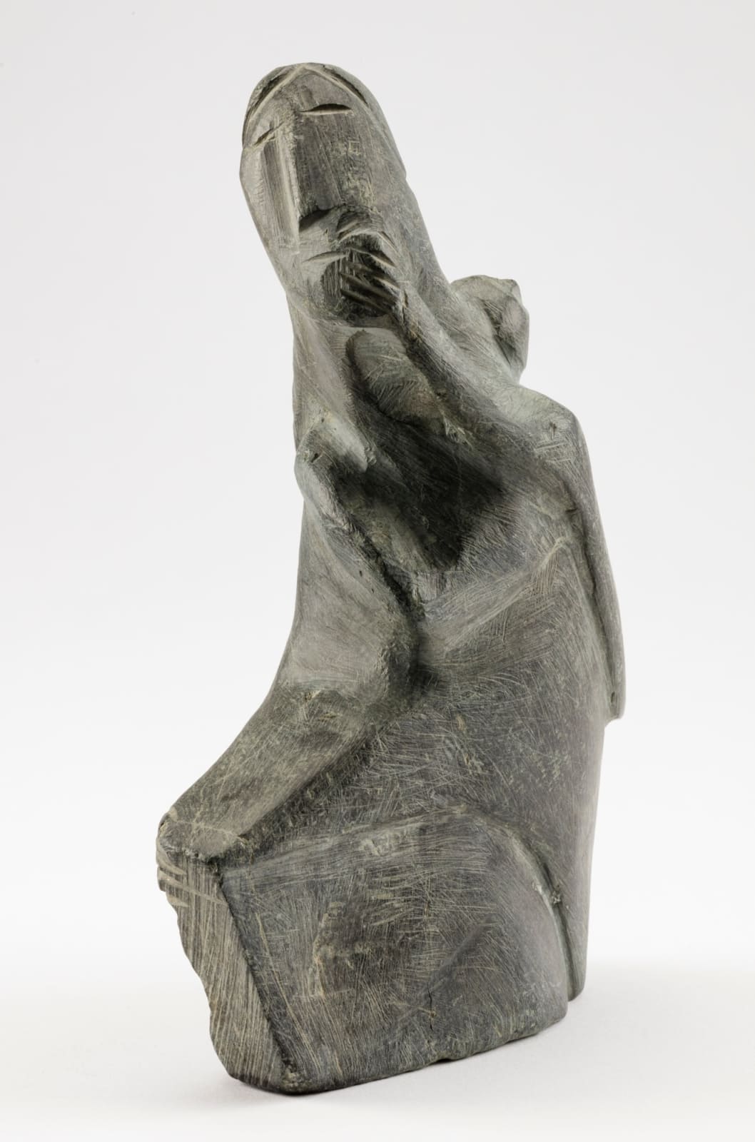 ELIZABETH NUTARAALUK AULATJUT (1914-1998) ARVIAT (ESKIMO POINT), Woman with Child, c. 1970-72