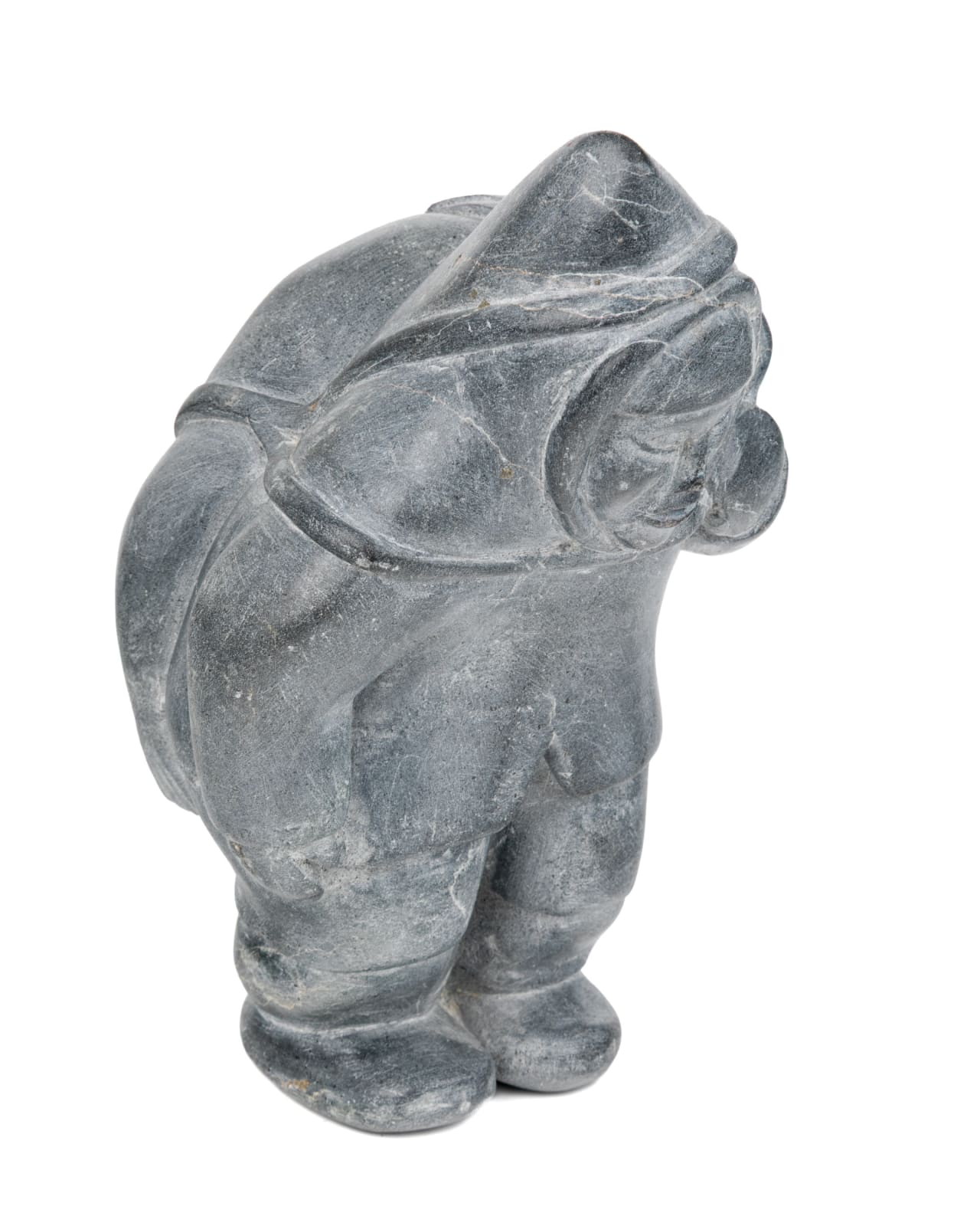 ELIZABETH SIRPALU NAPATU (1916-D) PUVIRNITUQ (POVUNGNITUK), Laden Hunter, Stopping to Rest, 1959