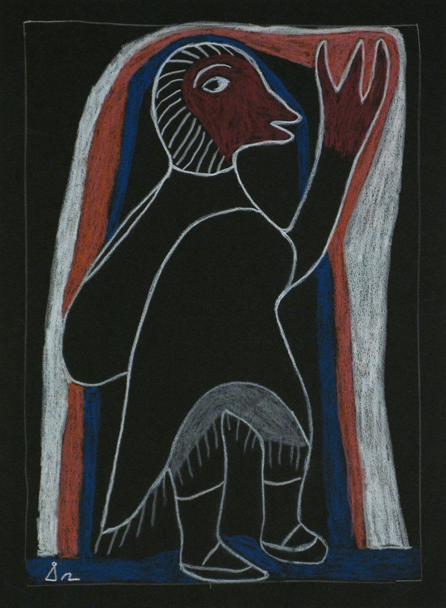 IRENE AVAALAAQIAQ TIKTAALAAQ (1941-) QAMANI'TUAQ (BAKER LAKE), Bird Woman, 2004-5