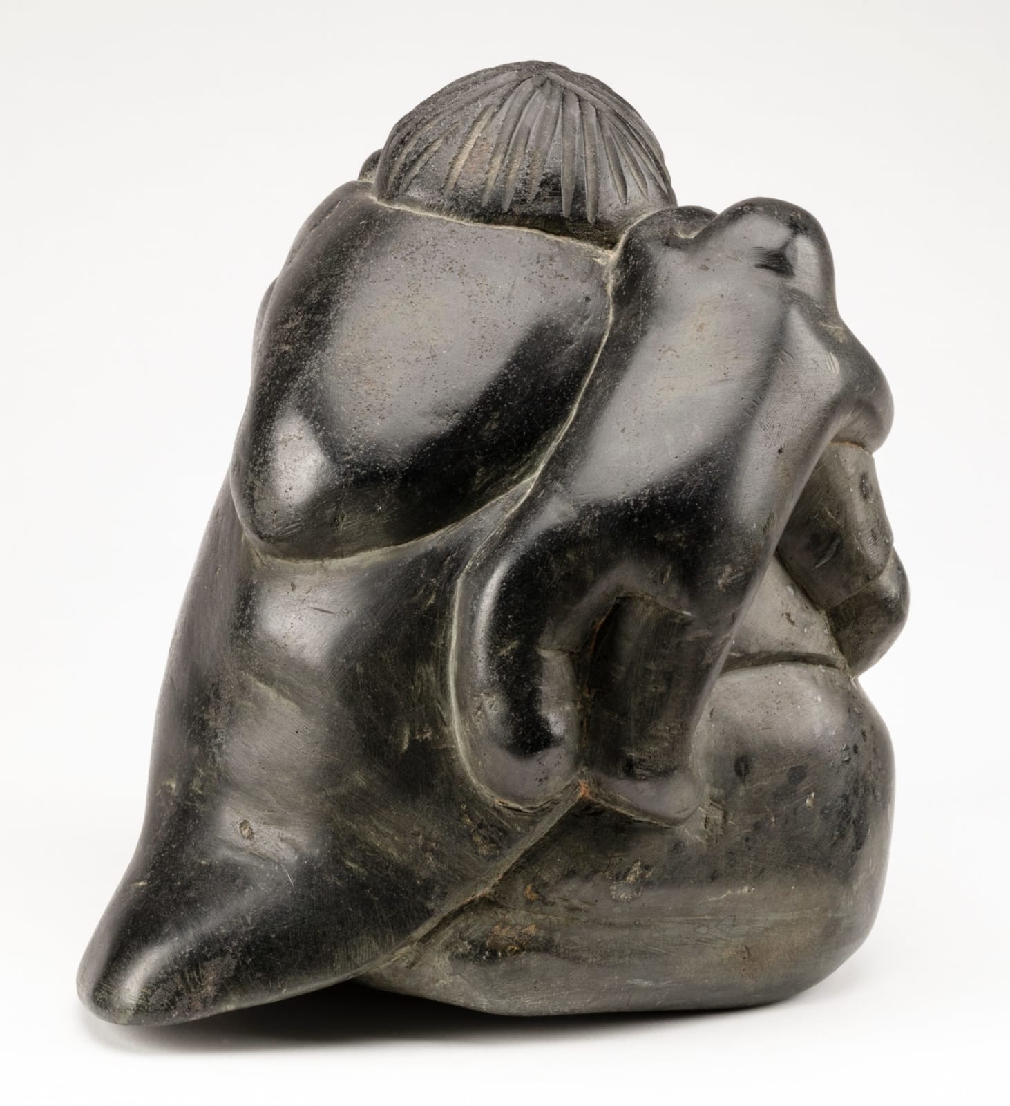 THOMAS SIVURAQ (1941-) QAMANI'TUAQ (BAKER LAKE), Mother with Two Children, 1980s