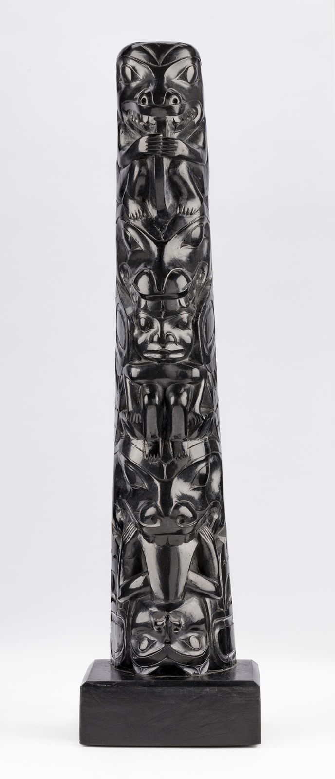 UNIDENTIFIED ARTIST, HAIDA, Model Totem Pole, c. 1890-1910