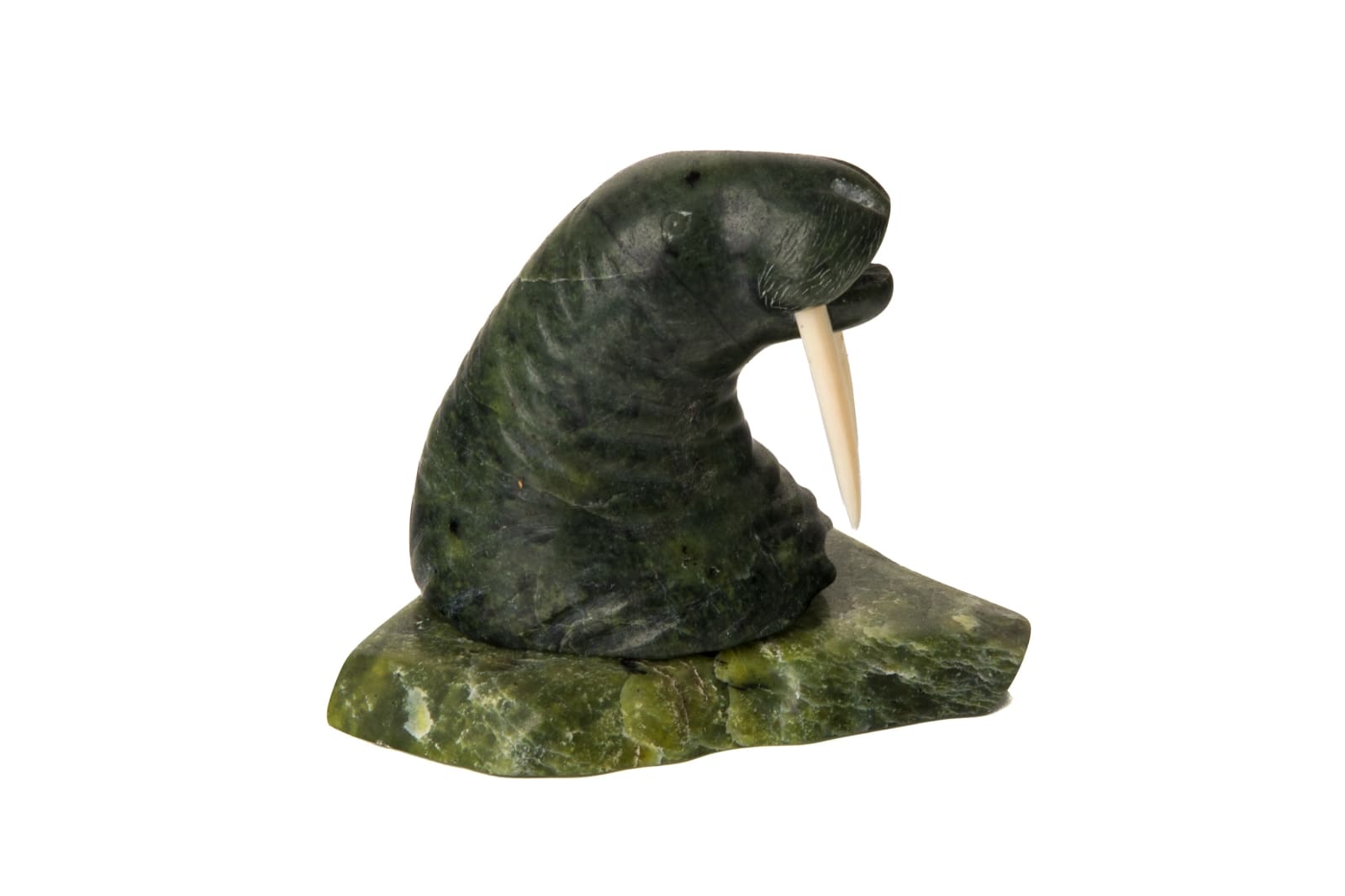 KELLYPALIK QIMIRPIK (1948-2017) KINNGAIT (CAPE DORSET), Walrus Emerging from the Ice, 1998