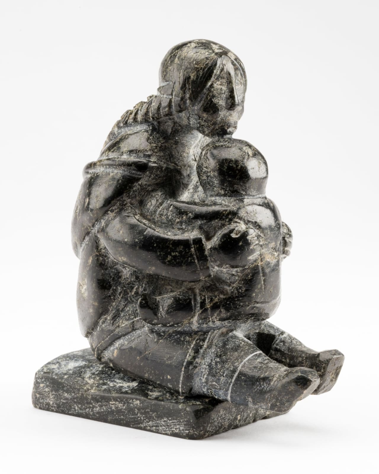 ENNUTSIAK (1893-1967) IQALUIT (FROBISHER BAY), Grandmother With Child, late 1950s or early 1960s