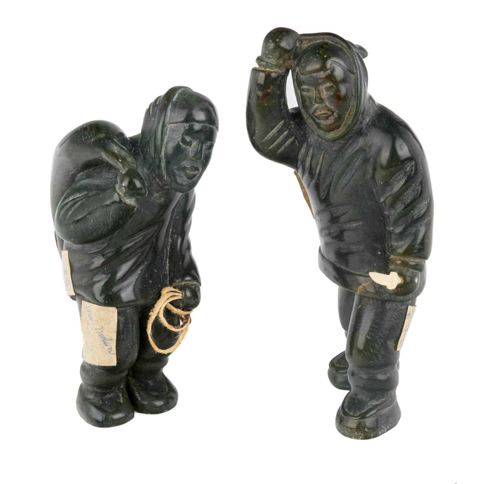 Probably DANIEL OWEETALUKTUK (1934-D?) INUKJUAK (PORT HARRISON), Father and Son, Returning from a Hunt, 1959