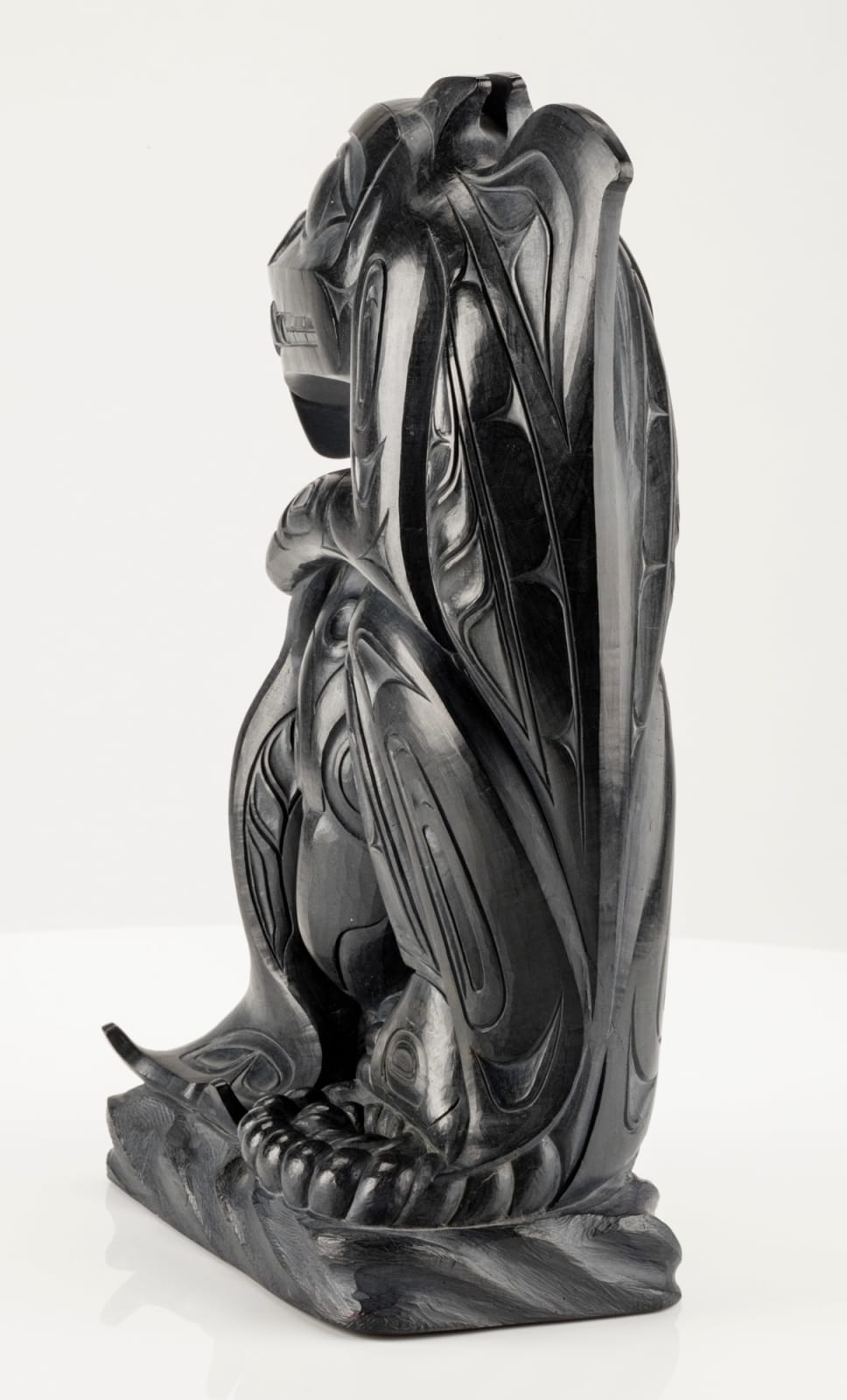 GARY MINAKER-RUSS (1958-2025), MASSET, HAIDA GWAII, Haida Wasco Capturing Two Killer Whales, September 1997