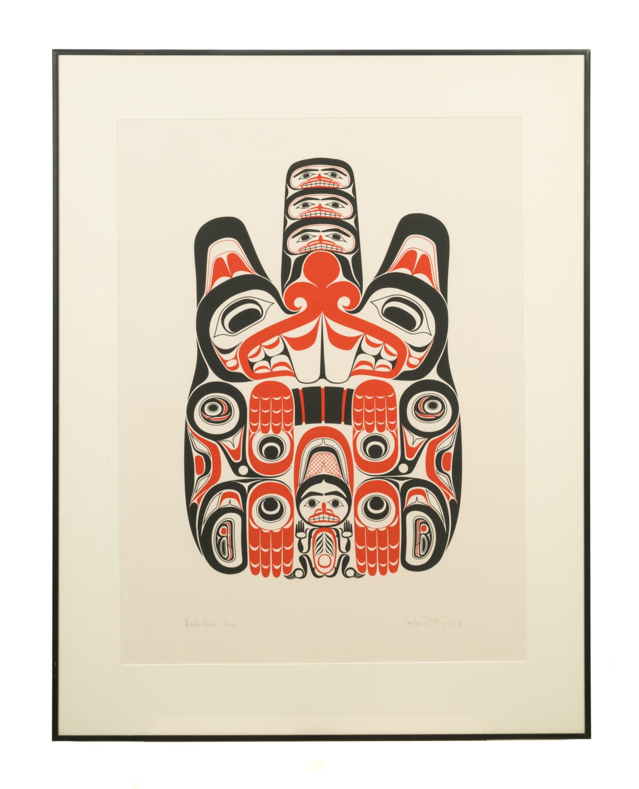 BILL REID (IIJUWAS), O.B.C., R.C.A. (1920-1998), HAIDA, Haida Beaver Tsing, 1978