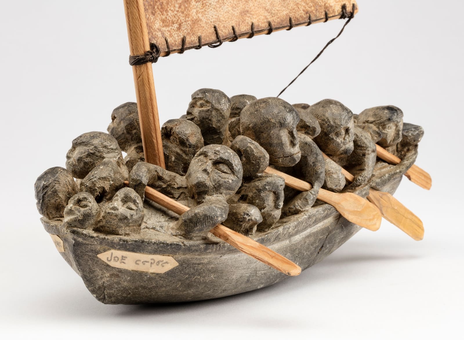 JOE TALIRUNILI (1893-1976) PUVIRNITUQ (POVUNGNITUK), Migration Boat, c. 1975