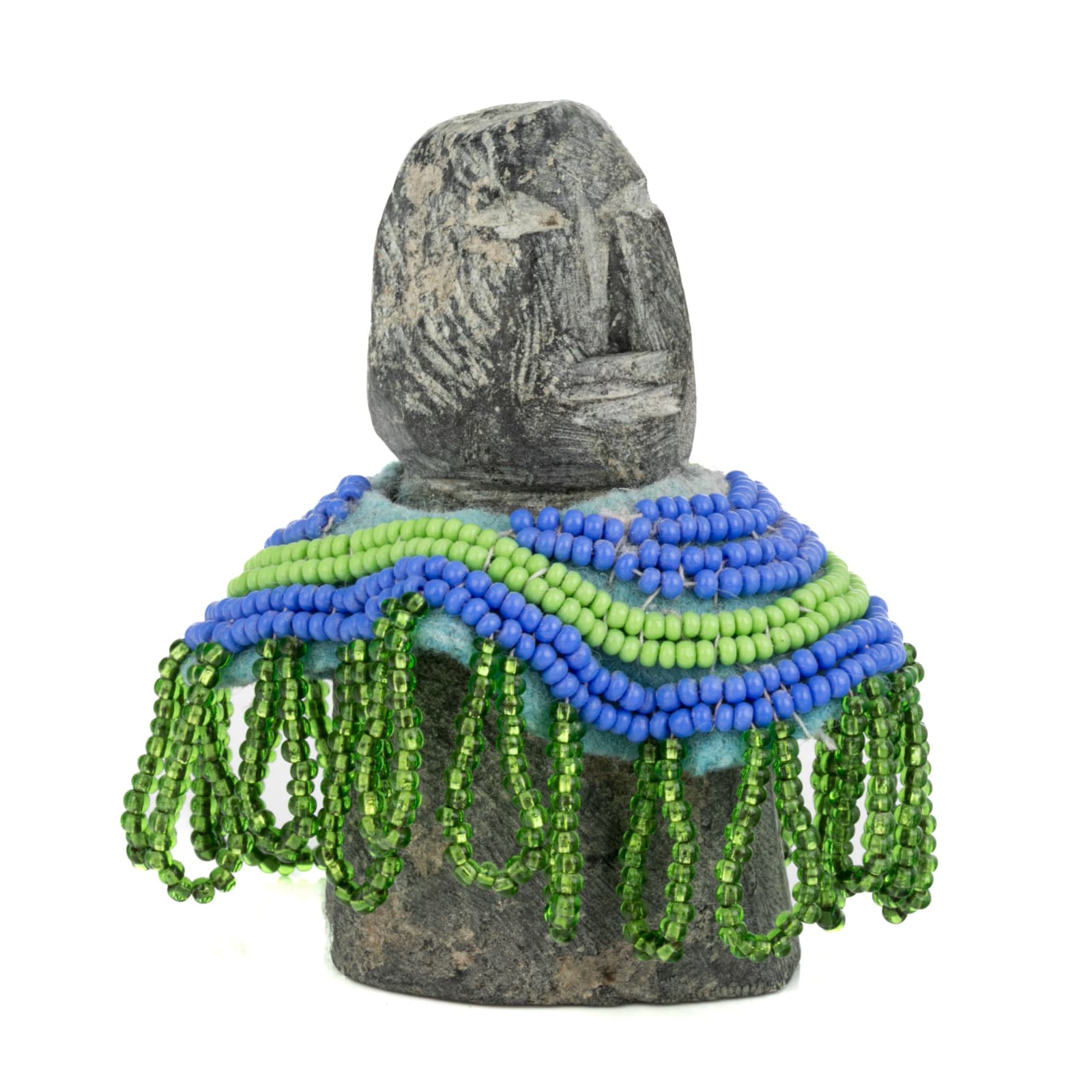 EVA TALOOKI ALIKTILUK (1927-1994) ARVIAT (ESKIMO POINT), Woman in a Beaded Amautiq