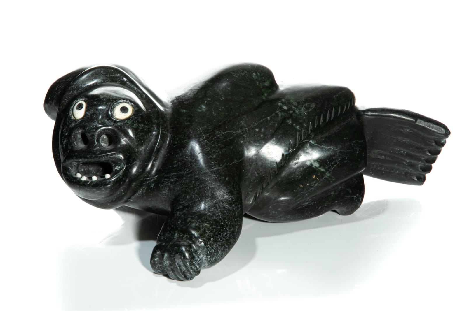 NELSON TAKKIRUQ (1930-) Uqsuqtuuq (Gjoa Haven), Crawling Spirit, c. 1984