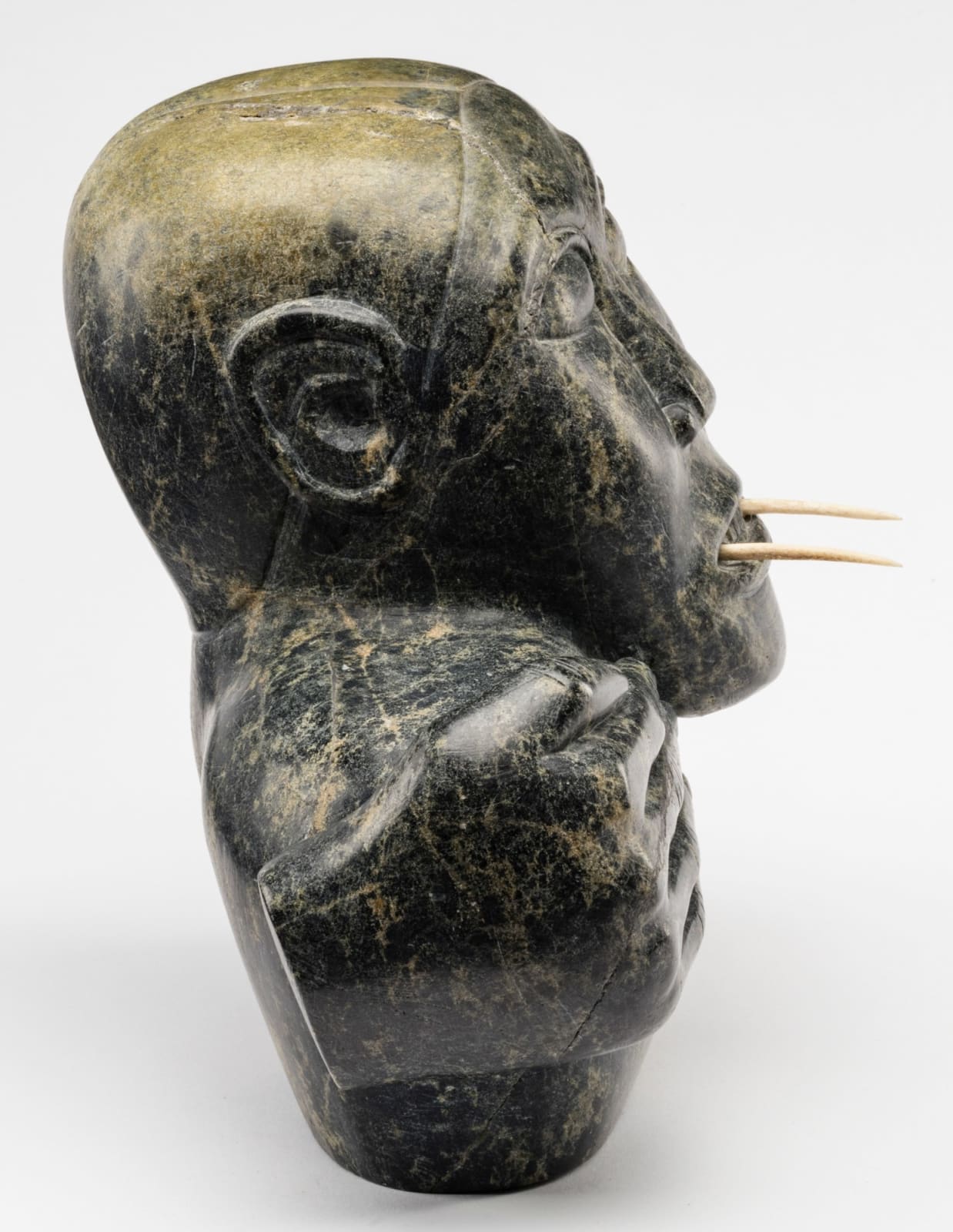 NANCY PUKINGRNAK AUPALUKTUQ (1940-) QAMANI'TUAQ (BAKER LAKE), Woman Shaman, 1976