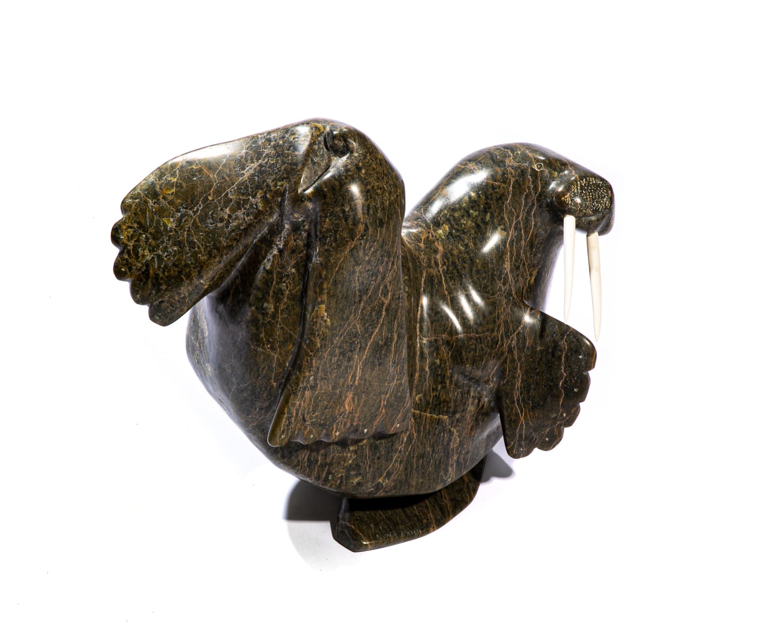 NUNA PARR (1949-) KINNGAIT (CAPE DORSET), Dancing Walrus