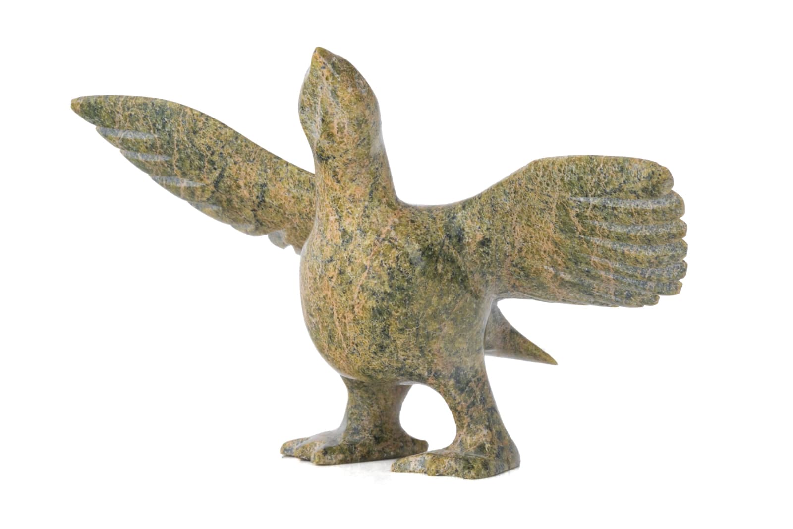 NAPACHIE SHARKY (1971-2018) KINNGAIT (CAPE DORSET), Startled Bird, 1990s