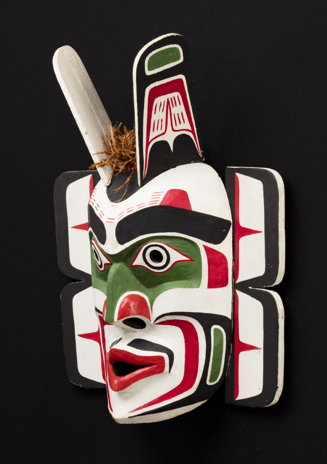RUSSELL SMITH (1950-2011) KWAKWA̱KA̱ʼWAKW, Atlakim Doorkeeper Mask, May 1980