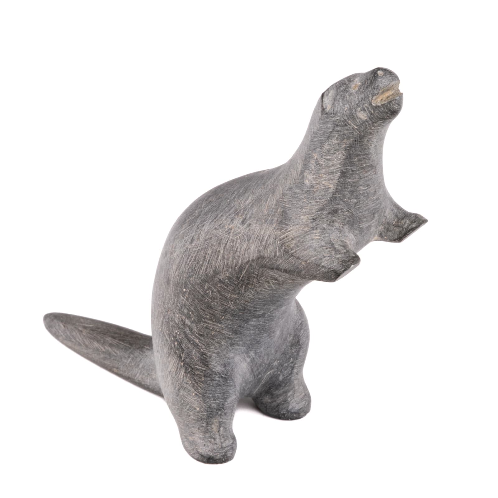 UNIDENTIFIED ARTIST, Probably PUVIRNITUQ (POVUNGNITUK), Otter Standing Guard, early 1950s