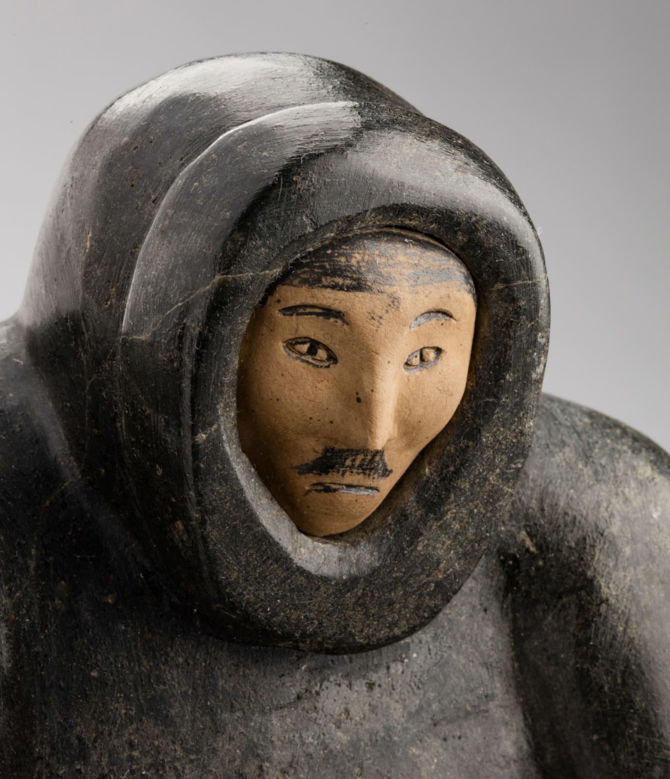 THOMASIE QAMUGAALUK (1917-1995) SALLUIT (SUGLUK), Hunter with Spear and Knife, c. 1954-55