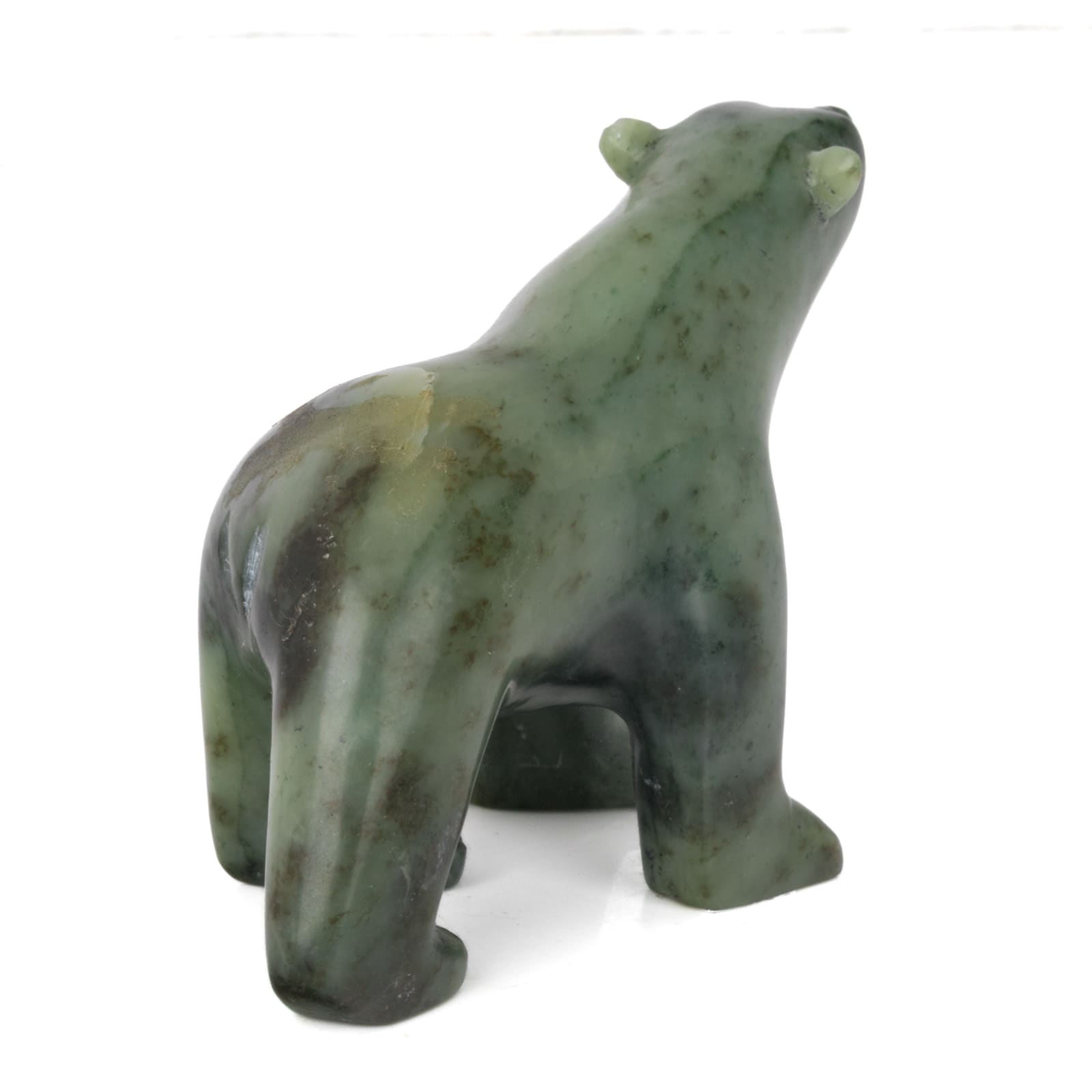 NING ASHOONA (1979-) KINNGAIT (CAPE DORSET), Alert Polar Bear, 2000s
