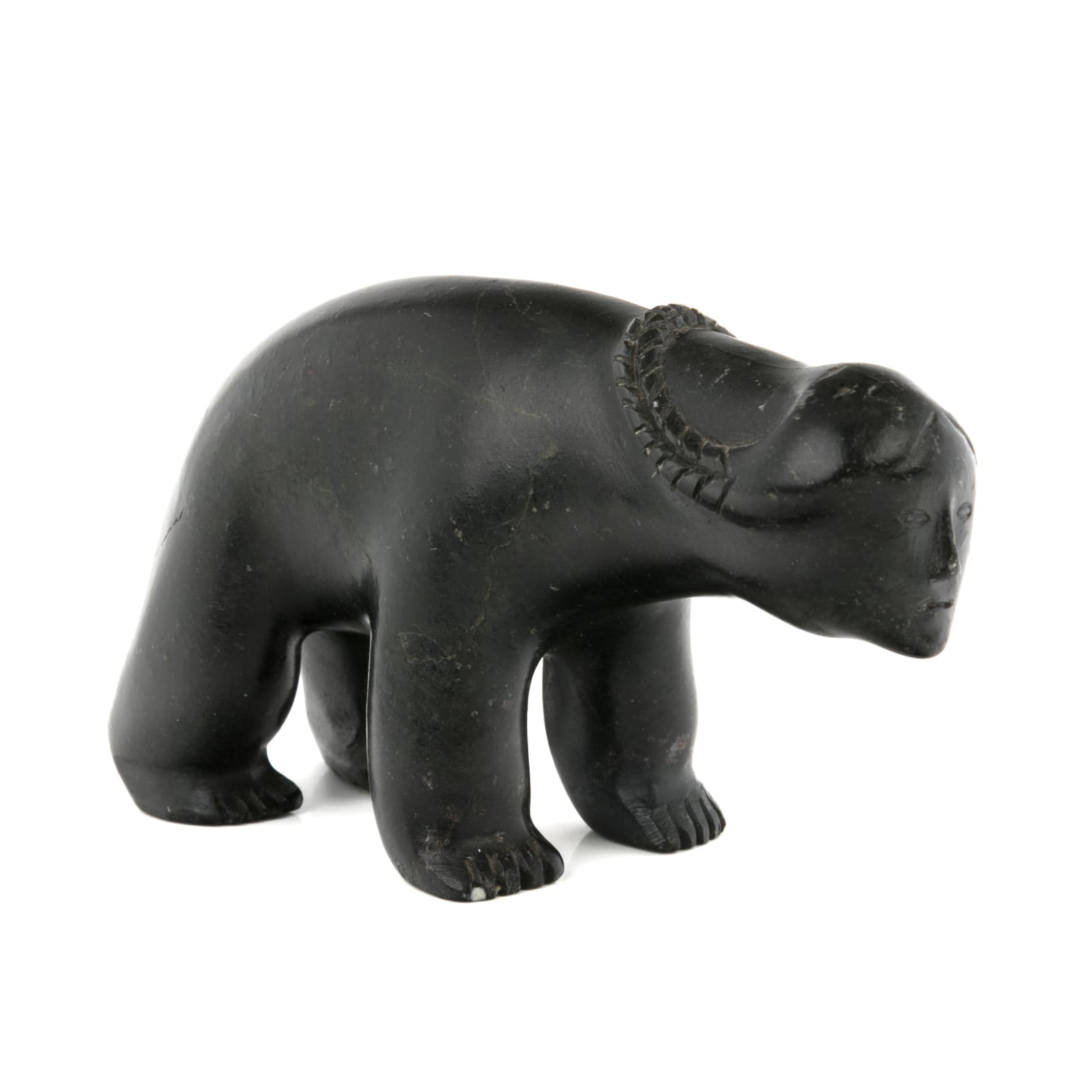 PETER PITSEOLAK (1902-1973) KINNGAIT (CAPE DORSET), Female Shaman Transforming into a Polar Bear, c. 1960